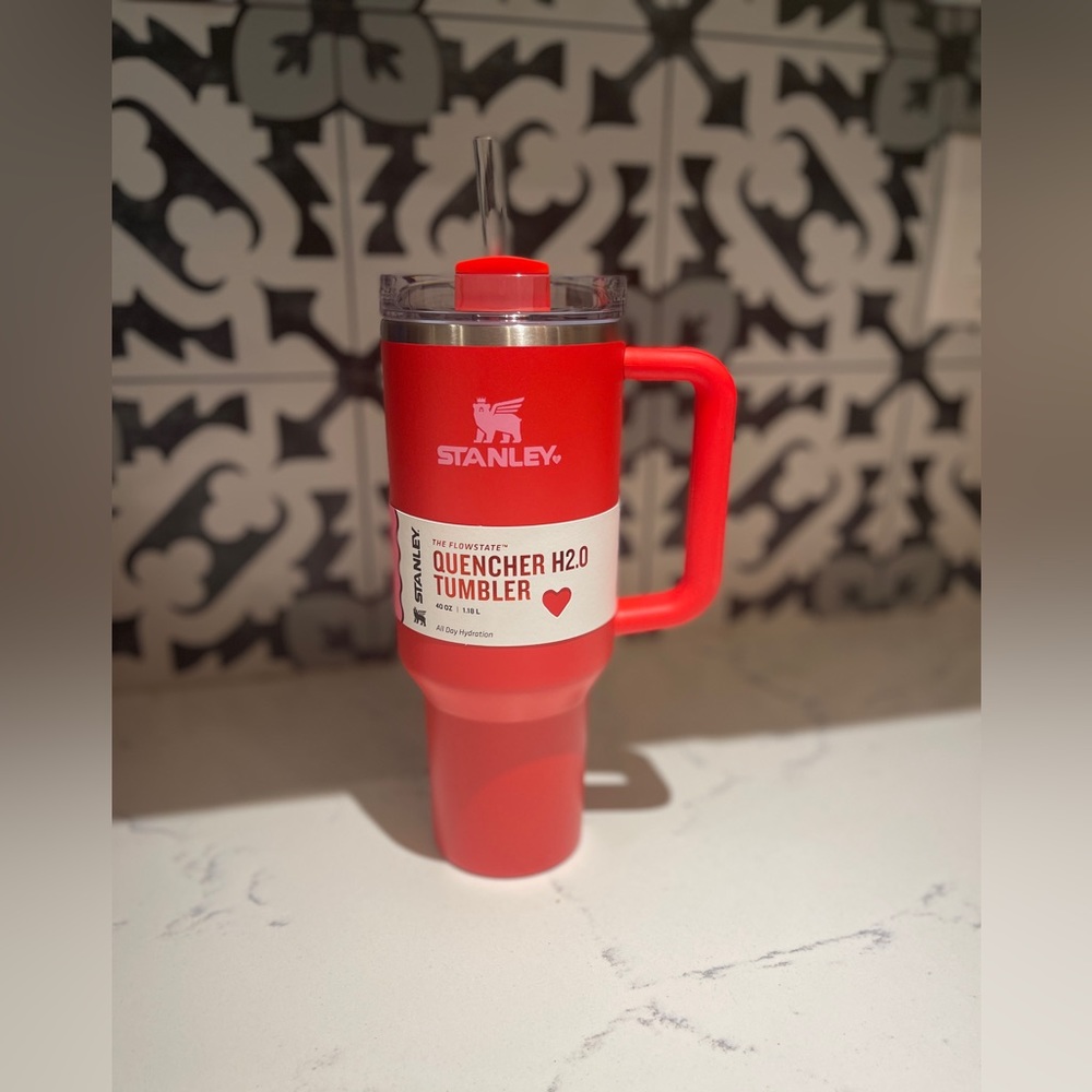 Stanley 40 oz Quencher-Valentine’s Day Tumbler-Target Exclusive-Target Red